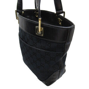 Gucci Canvas GG Black Shoulder Pattern Bag